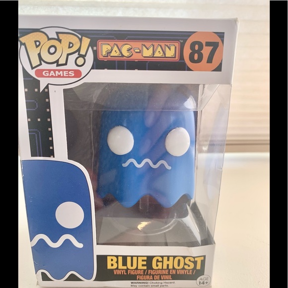 Funko POP Games Pac-Man #87 BLUE GHOST